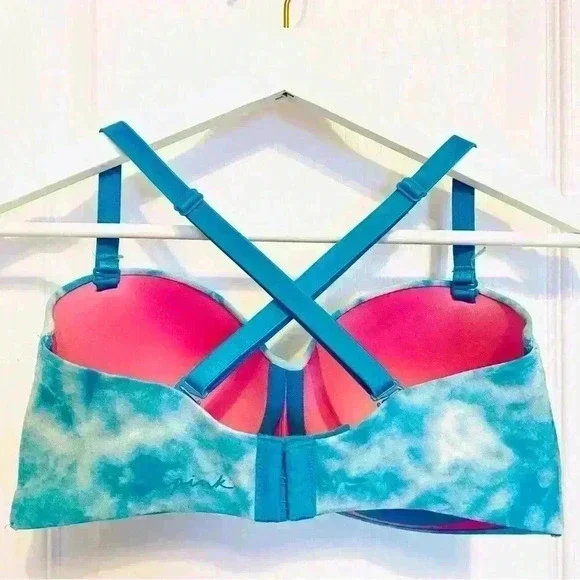 PINK Victoria's Secret Multi Way Lightly Lined Bra sz S strapless or Racerback - Picture 4 of 14